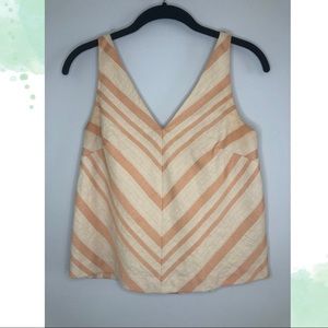 Anthropologie: HD in Paris silk blend sleeveless blouse. Size 0